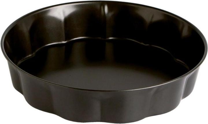 Actual product image Quid Baking tin Sweet Grey Black Metal 28 x 5 cm