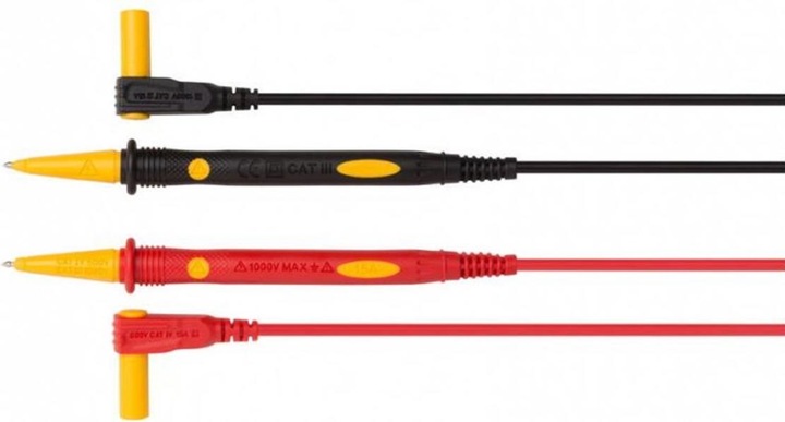 Actual product image Velleman PVC measuring cable set for DVM9915 (Measuring line)