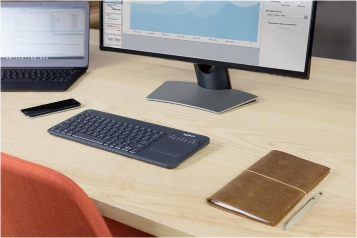 Actual product image Logitech K400 Plus (Eng. Int., Wireless)