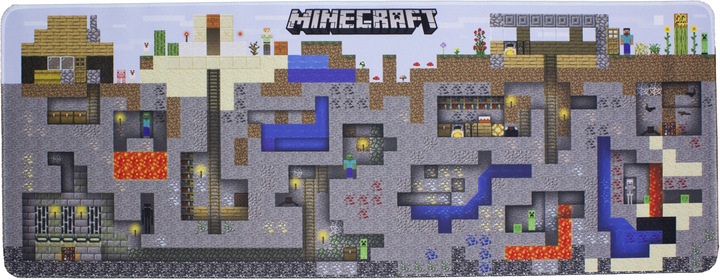 Image du produit Paladone Products Tapis de souris Minecraft monde XL (30x80cm) (XL)
