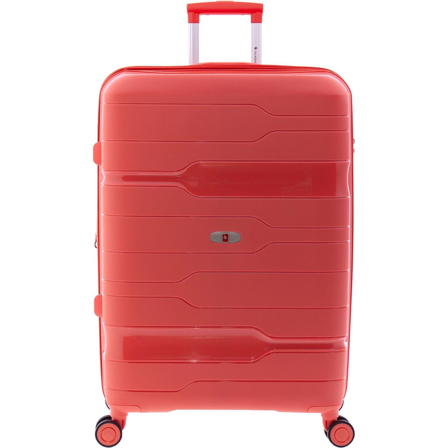 Wüsthof, Koffer, 3800 4 Rollen Trolley 77 cm mit Dehnfalte, Orange, (105 l, XL (ab 115l))