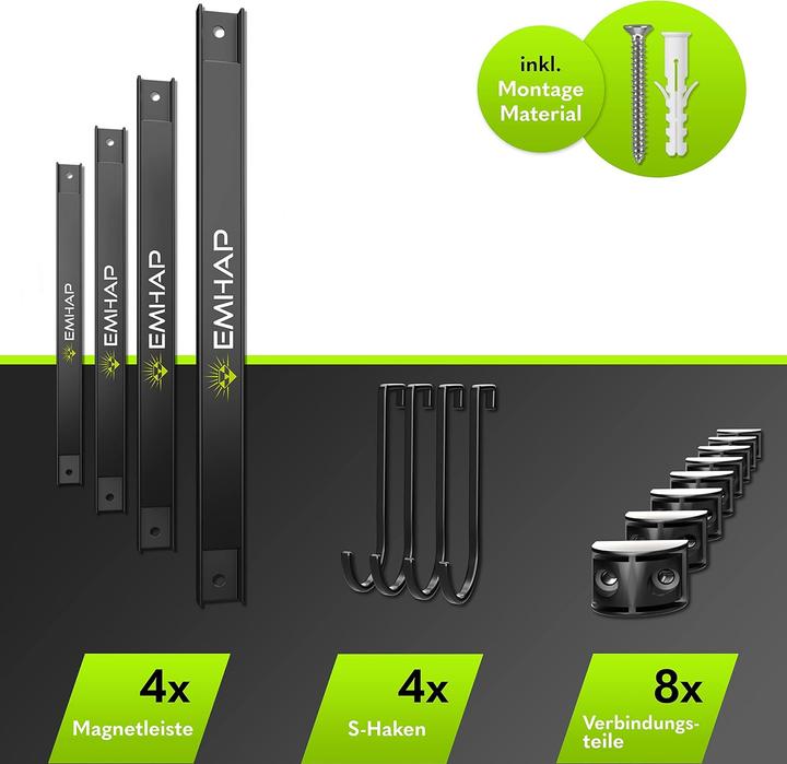 Actual product image Emhap Magnetleisten Werkzeughalter-Set