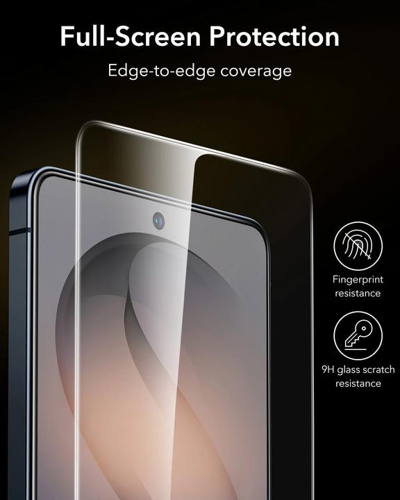 Actual product image ESR - Corning Gorilla Glass UltraFit™ - Samsung Galaxy S26 Ultra - Clear (Samsung Galaxy S26 Ultra)