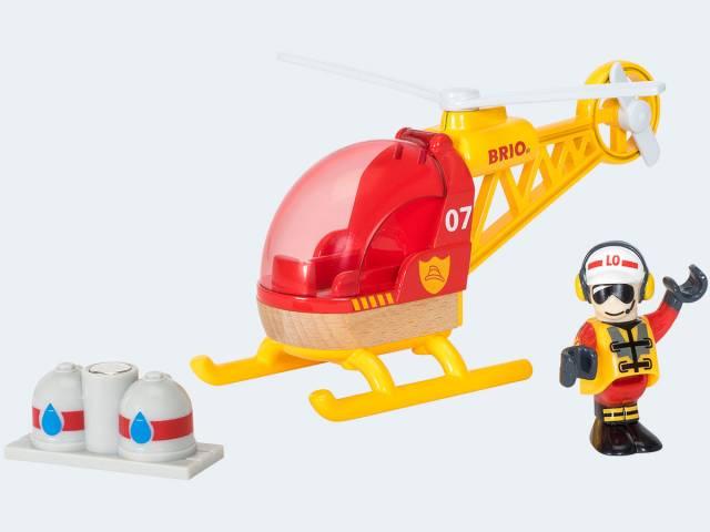 Actual product image Brio Fire Brigade Helicopter