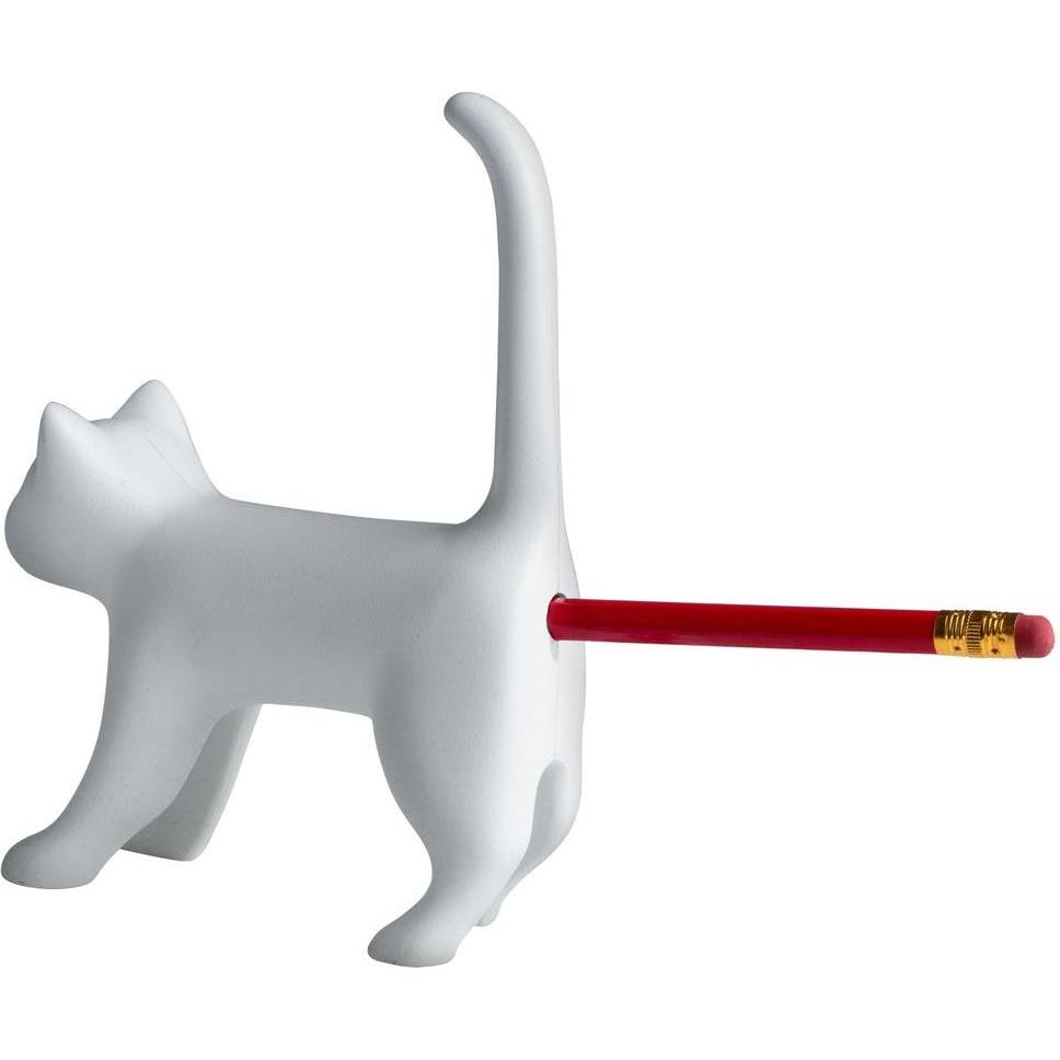 Winkee, Spitzer, Pencil sharpener - Sharp end Cat with sound - White