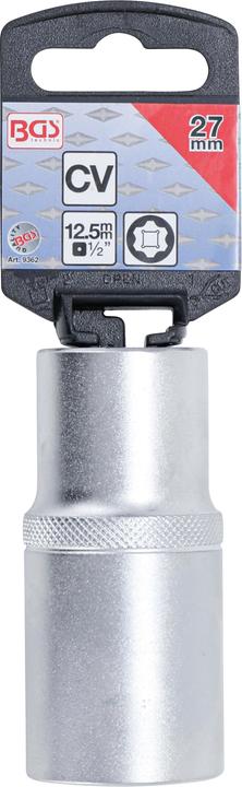 Produktbild BGS Steckschlüssel-Einsatz Super Lock, tief Antrieb Innenvierkant 12,5 mm (1/2") SW 27 mm (27 mm)