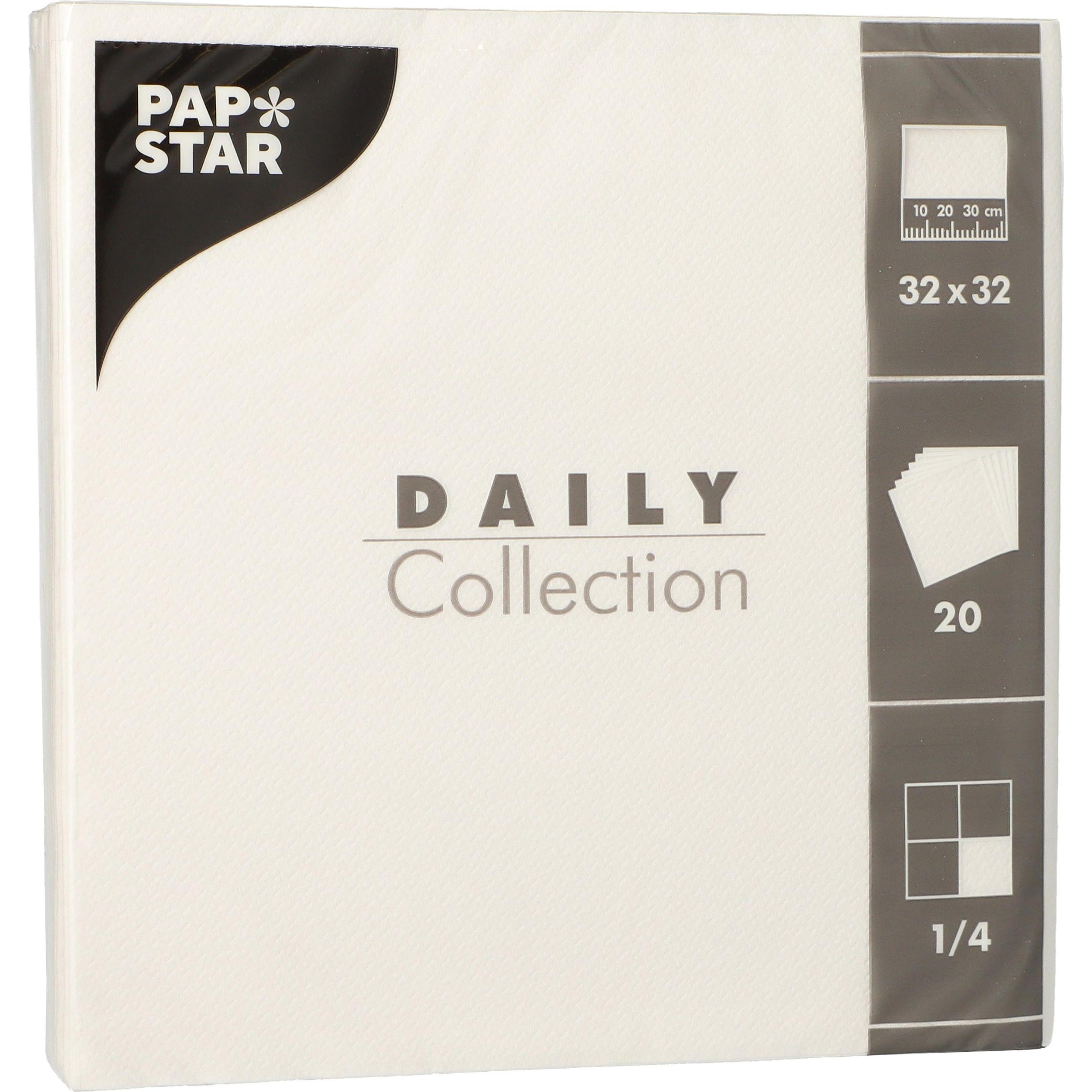 Papstar, Servietten, DAILY Collection (20 x, 32 x 32 cm)