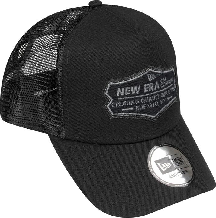 Produktbild New Era Adjustable Trucker Cap - RETRO PATCH schwarz metal (One Size)
