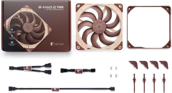 Produktbild Noctua NF-A14x25 G2 PWM (140 mm, 1x)
