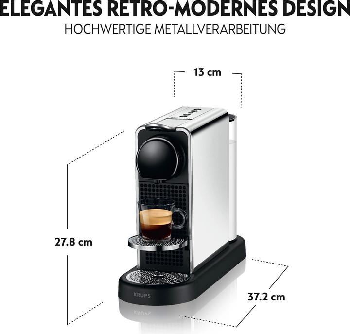 Produktbild Krups Nespresso CitiZ Platinum (NESPRESSO Original)