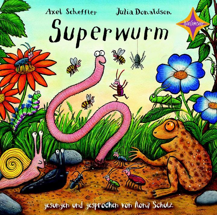 Superwurm (German, Axel Scheffler, Ilona Schulz, Julia Donaldson, Salah Naoura, 2022)