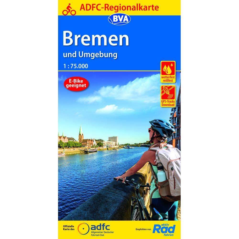 ADFC-Regionalkarte Bremen und Umgebung, Landkarte
