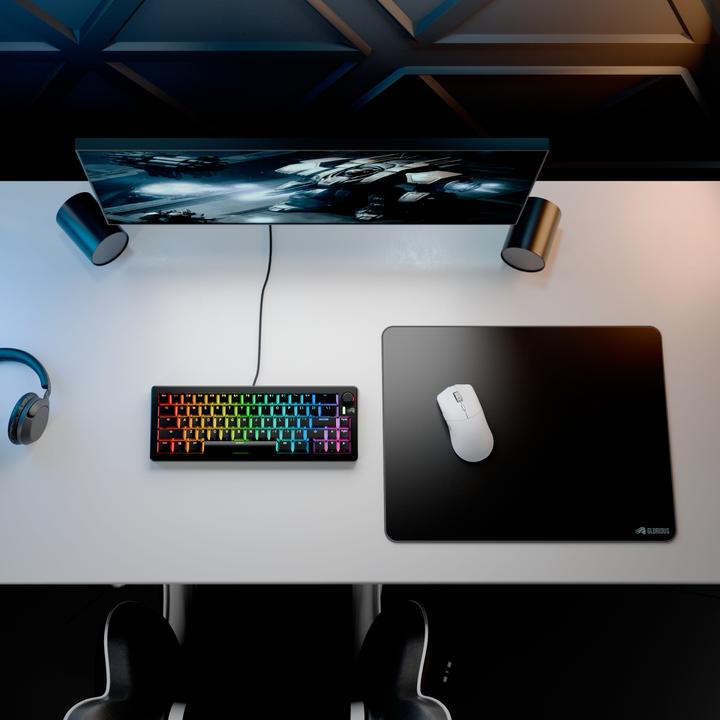 Immagine prodotto Glorious Tappetino per mouse 2 XL - Cucito - Nero (XL)