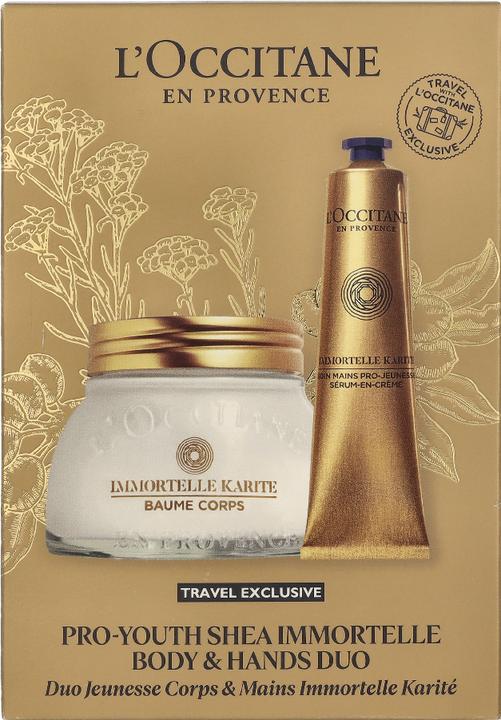 L'Occitane en Provence - Pro-Youth Shea Immortelle Body & Hands Duo Gift Set (Body care set)