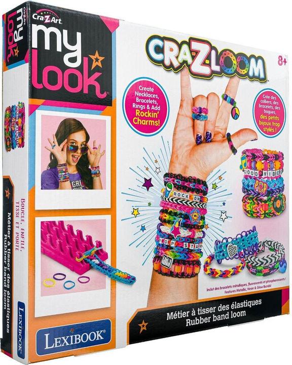 Produktbild Lexibook Cra-Z-Art - Rock 'n' roll Rubber Band Loom Bracelets (CRLOOM6)