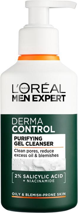 Actual product image L'Oréal Paris Men Expert Derma Control Purifying Gel Cleanser (Cleansing gel, 260 ml)