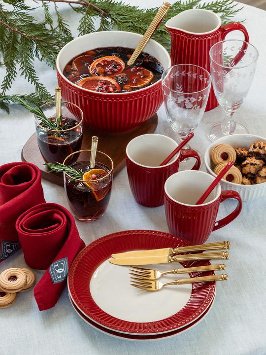 Immagine prodotto Greengate Set da colazione Alice rosso 12 pezzi (12 Pezzo/i)