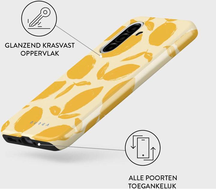 Actual product image Burga Tough Case Samsung Galaxy A36 - Lemon Tart (Samsung Galaxy A36)