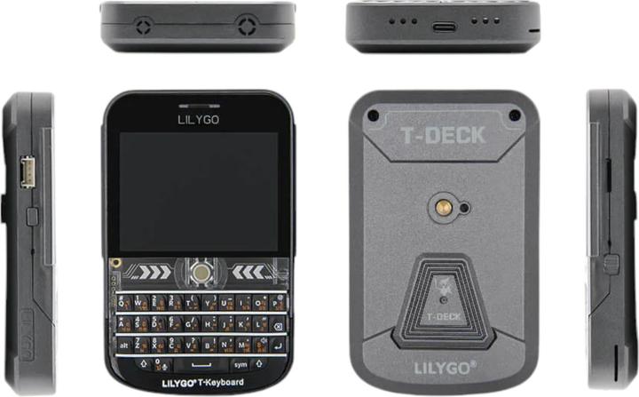 Image du produit Lilygo T-Deck Plus ESP32-S3 868MHz LoRa-Modul mit 2.8 Zoll Display Weiss für Meshtastic