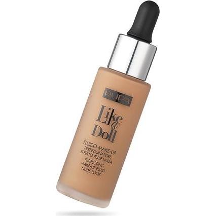 Pupa Milano, Foundation, Like a Doll Fluid Medium Beige (#040 Medium Beige)