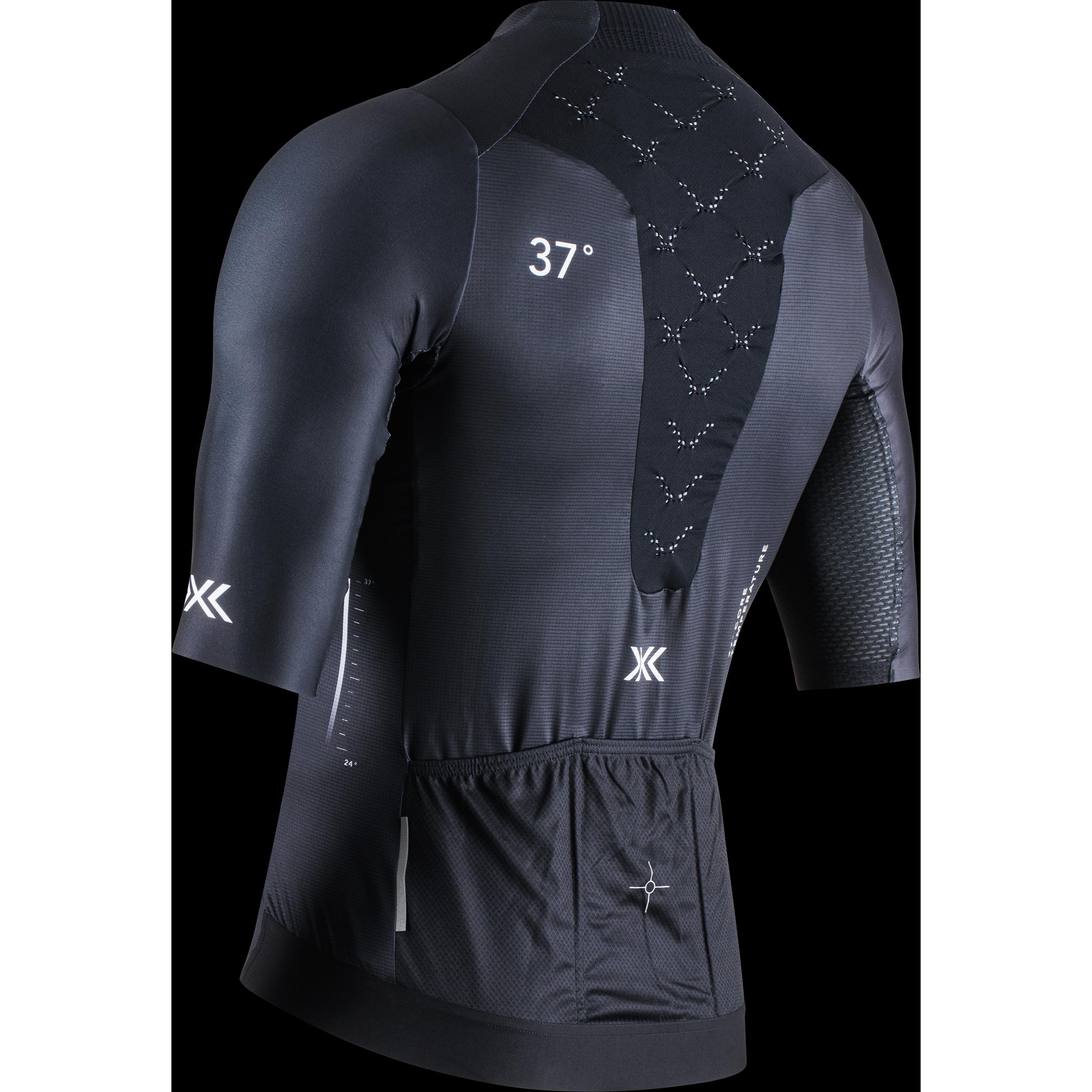 Thumbnail - X-Bionic, Herren, Velotrikot, Men Corefusion Aero Jersey SH SL (M), Schwarz, M