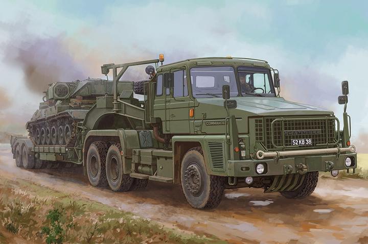 Actual product image Hobby Scammell Commander with 62 tonne Crane Fruehauf semi-trailer