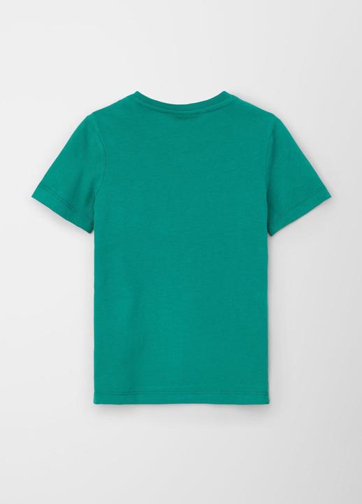 Produktbild s.Oliver T-Shirt Jerseyshirt mit Statement-Print (92)