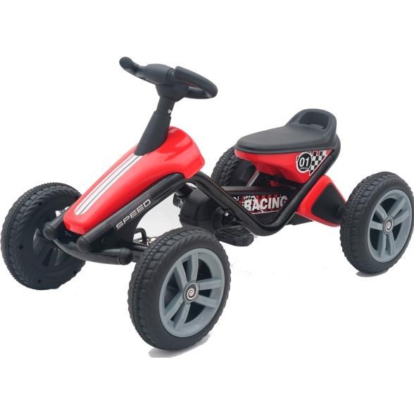 Megaleg Rastar Racing 01 GoKart til børn, Rød (3-6 anni)