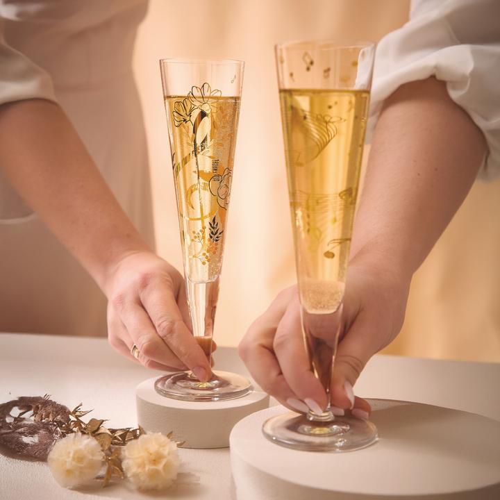 Immagine prodotto Ritzenhoff Goldnacht Champus (T.Kuhlmann) #46 F25 (25 cl, 1 Occhiali, Bicchieri da champagne)