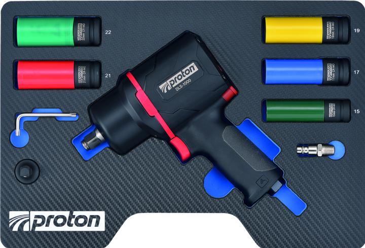 Actual product image Proton Compressed air impact wrench set DLS-1000 set (Air blast)