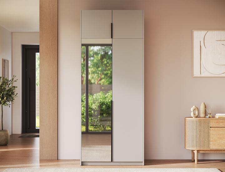 Produktbild ADRK Furniture Alera II mit Aufsatz – Drehtürenschrank (100 x 58 x 250 cm)