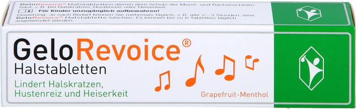 Produktbild GeloRevoice Halstabletten Grapefruit-Menthol, 20 St. Tabletten (20 Stück)