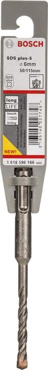 Actual product image Bosch Professional Zubehör Hammer drill SDS plus-5, 6 x 50 x 115 mm (6 mm)
