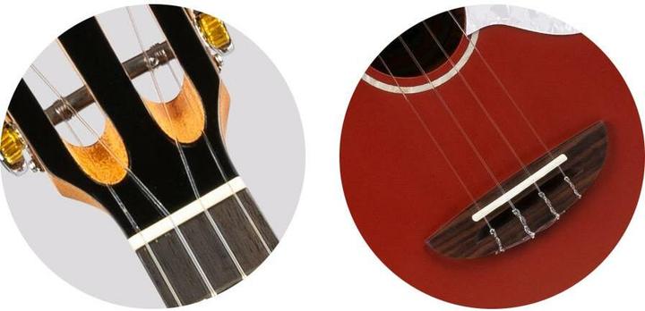 Produktbild Flight Ukulele Concert – Solid Spruce – Rot (Konzert)