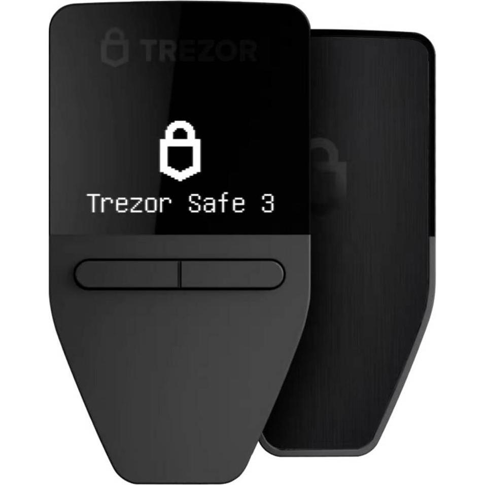 Trezor Safe 3 - Kosmisch zwart (Litecoin, Bitcoin, Cardano, Dogecoin,  Ethereum Klassiek, Bitcoin Cash, Stellaire) - Galaxus