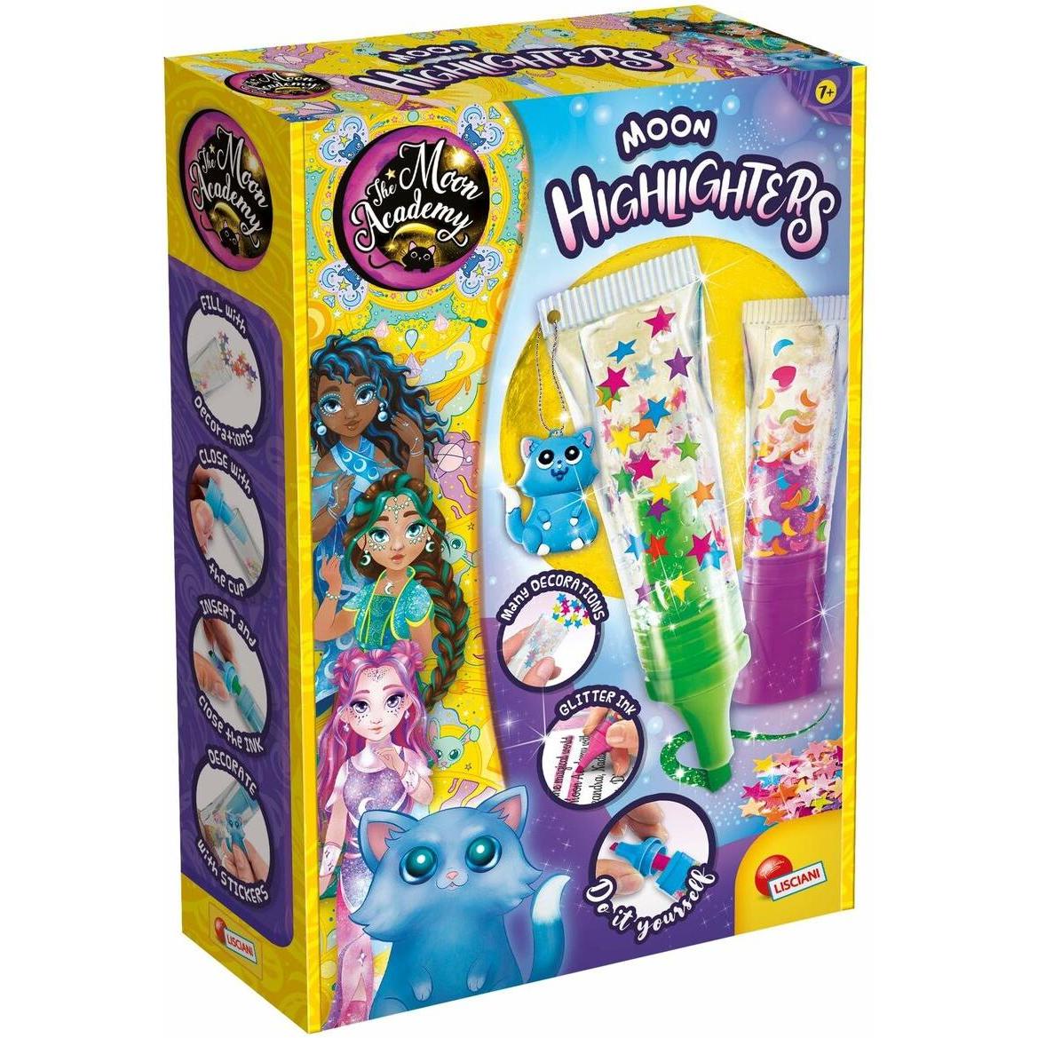 Lisciani, Evidenziatori, Moon Academy Moon Textmarker.EX110568