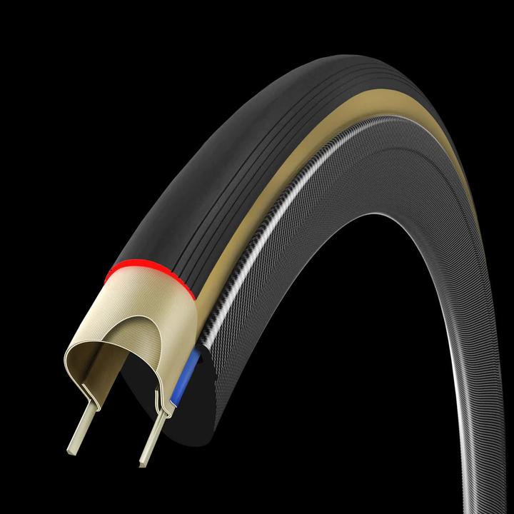 Actual product image Vittoria Corsa Pro Speed folding tyre TLR 700C - black/beige (24-622)