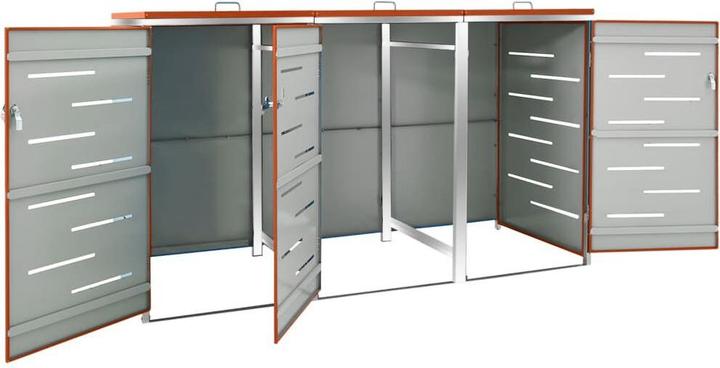 Actual product image vidaXL Mülltonnenbox