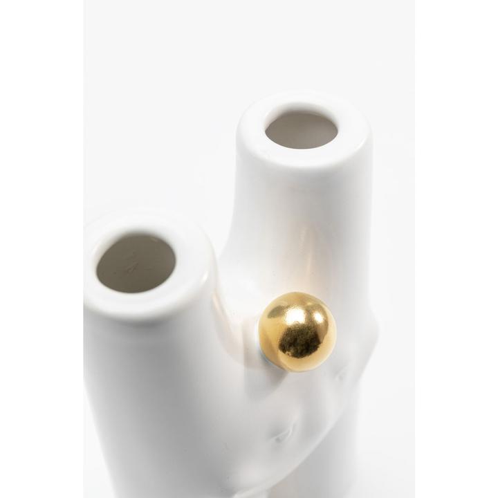 Produktbild Kare Design Vase Funny Teeth Weiss 16cm