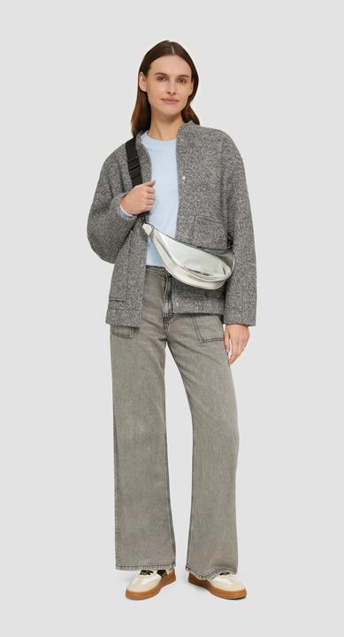 Actual product image S.Oliver Tasche Schultertasche in Metallic-Optik