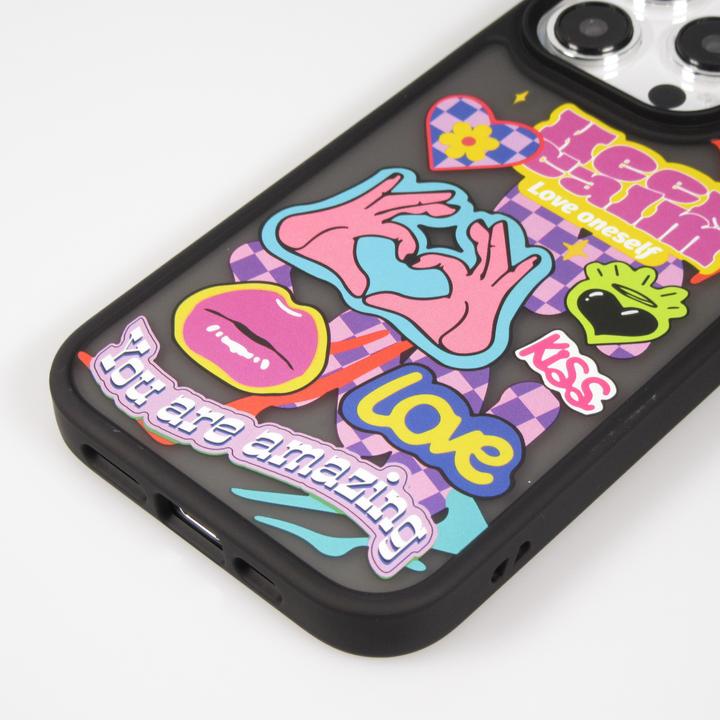 Immagine prodotto PhoneLook Coque Gel blur stickers Keep Calm trasparente (Apple iPhone 15 Pro Max)