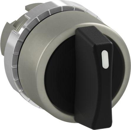 Actual product image ABB 1SFA1 Push-button, black Push-button round with key