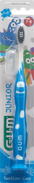 Produktbild GUM SUNSTAR Kinder Zahnbürste Junior 7-9 Jahre blau (Weich, 1x)