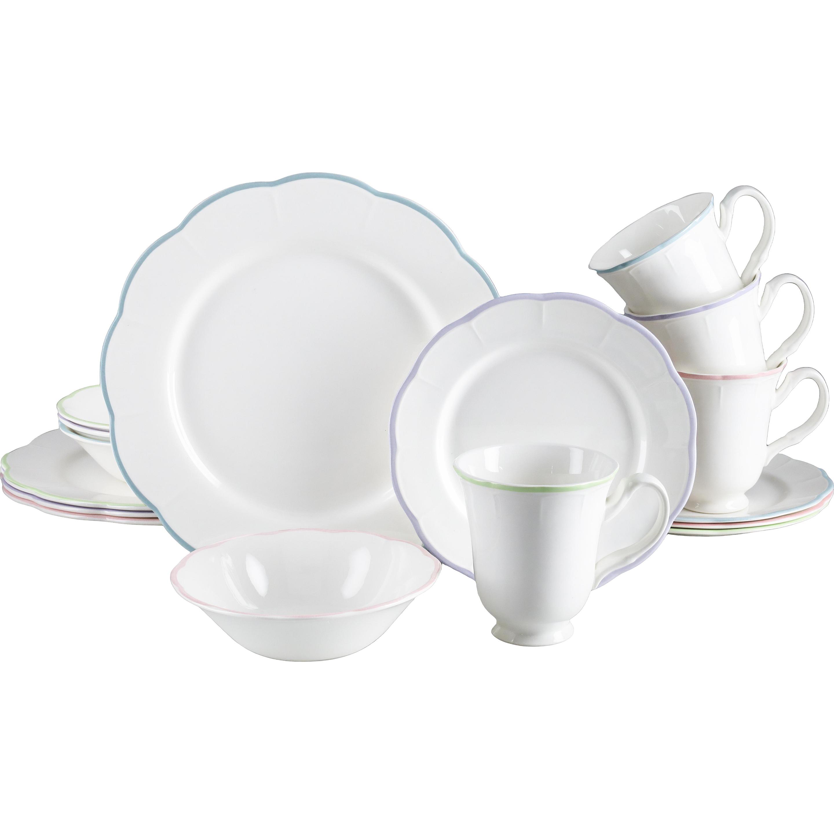 CreaTable, Set di stoviglie, Florine (16 pz.)