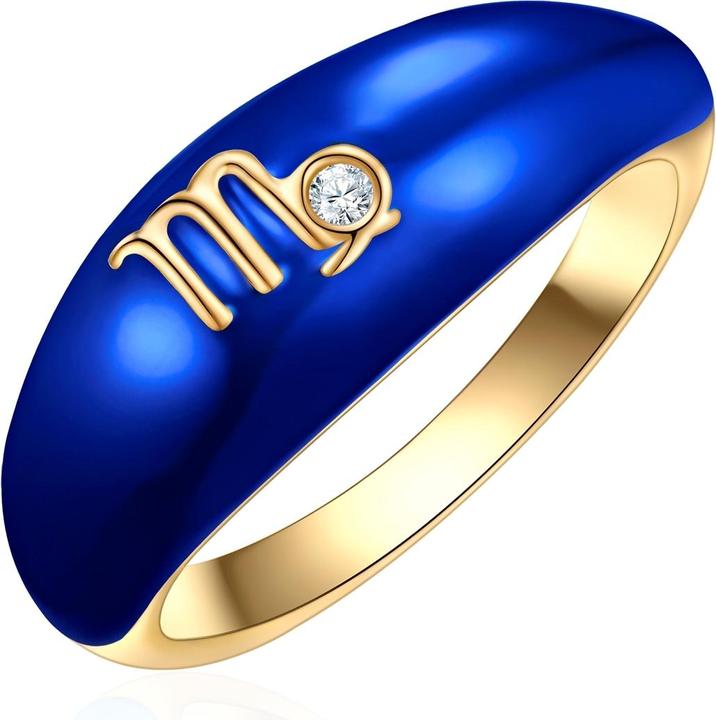 Immagine prodotto Glanzstücke München Anello da donna segno zodiacale Vergine - 35968 (60, 925 Argento)