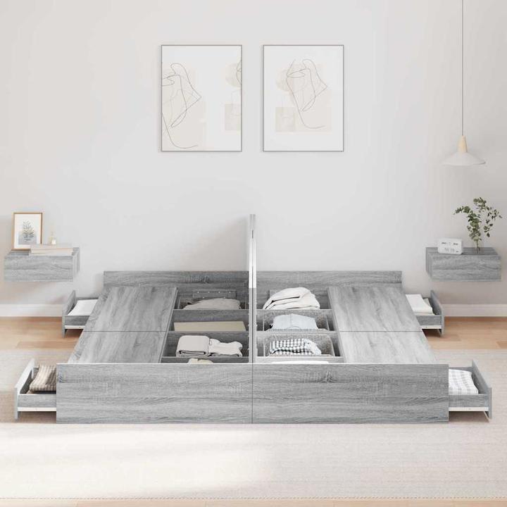 Image du produit vidaXL Lit de rangement (200 x 200 cm)