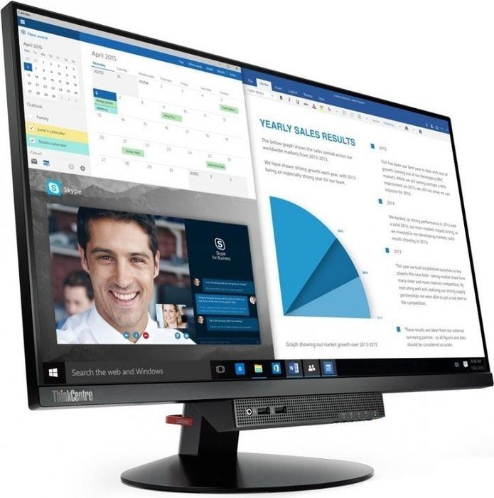 Actual product image Lenovo ThinkCentre (1920 x 1080 pixels, 23.80")