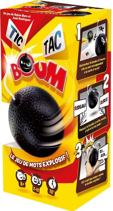 Actual product image Asmodée TIC-TAC-BOOM (French, 2 - 12 Players)