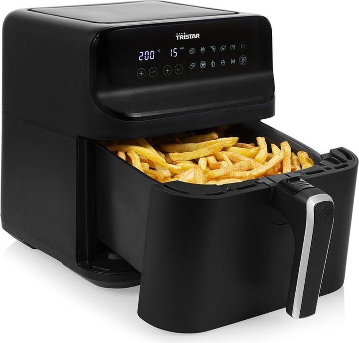 Actual product image Tristar Airfryer XXL FR-9025 - 6 litres - 1700 W - 10 bakprogrammas - Matzwarte behuizing