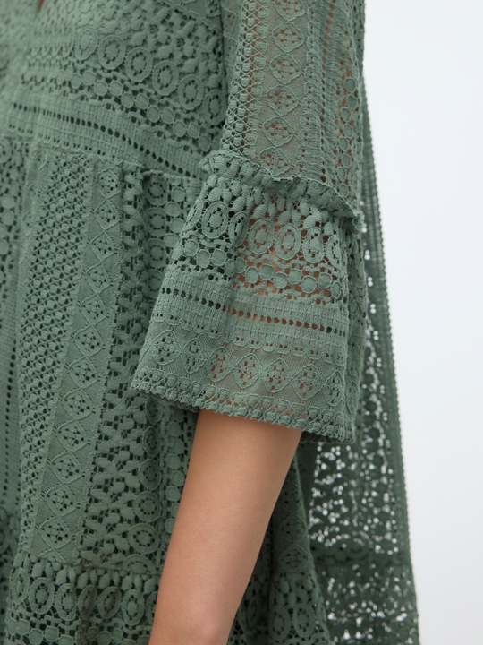 Image du produit Vero Moda Tunique décolletée en V ornée de dentelle (XS)